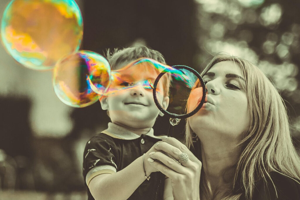 Copeland Counselling - Breaking Generational Trauma - Woman and child in the park